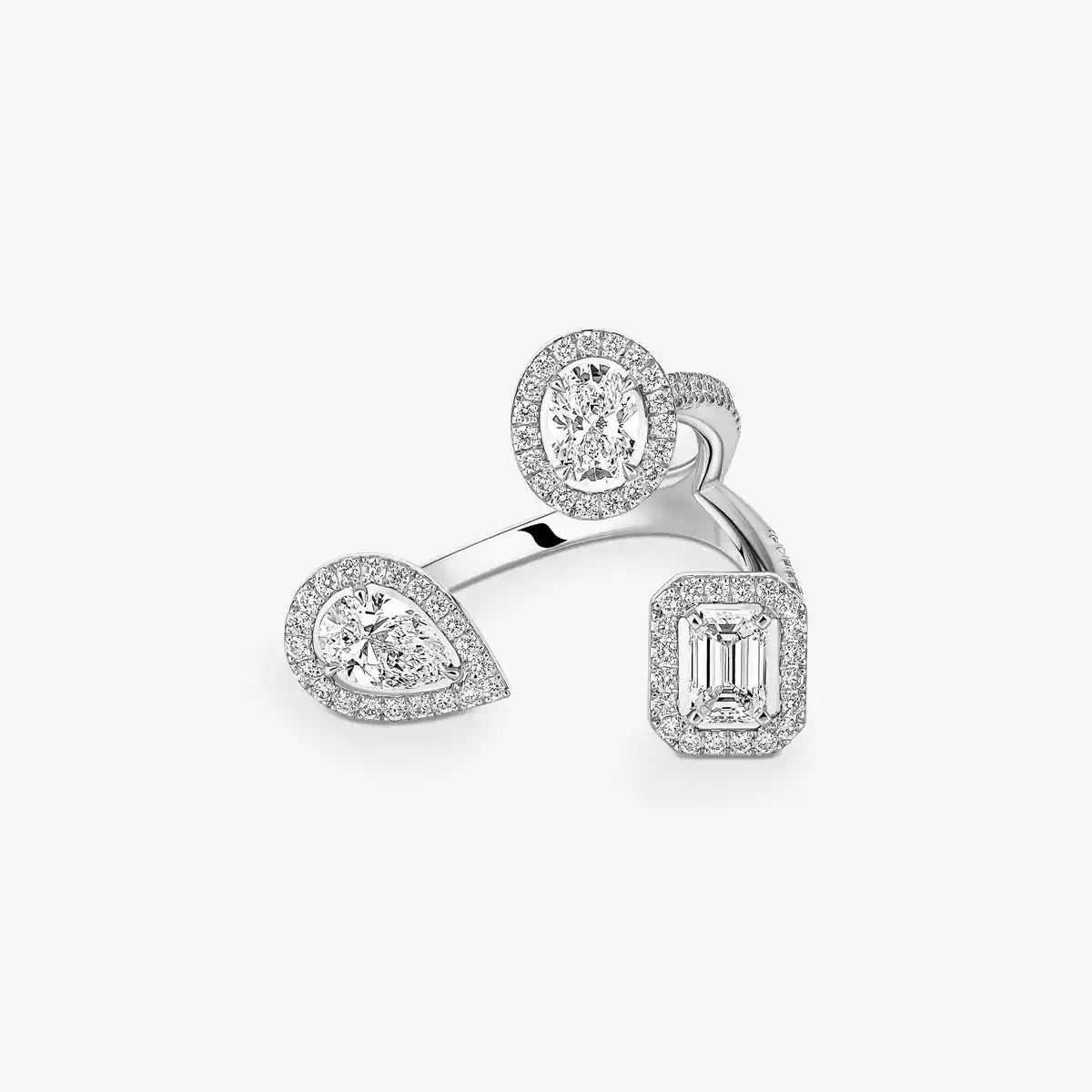 [[Triumph Jewelry] Diamond Ring 0,25ct My Twin Trilogy