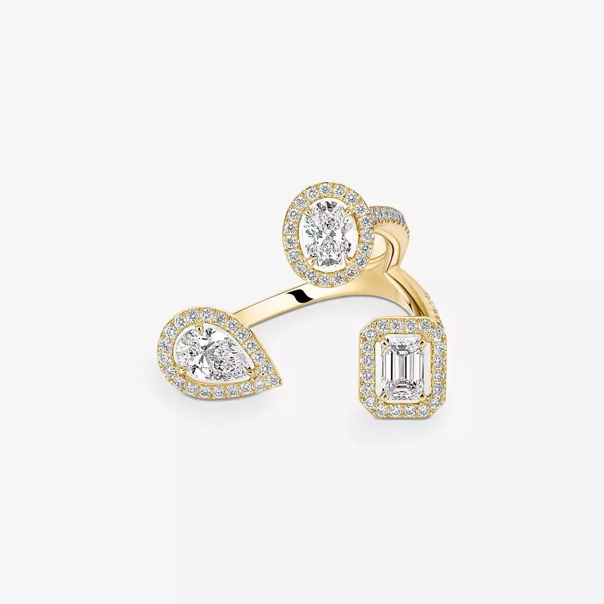 [[Triumph Jewelry] Diamond Ring 0,25ct My Twin Trilogy