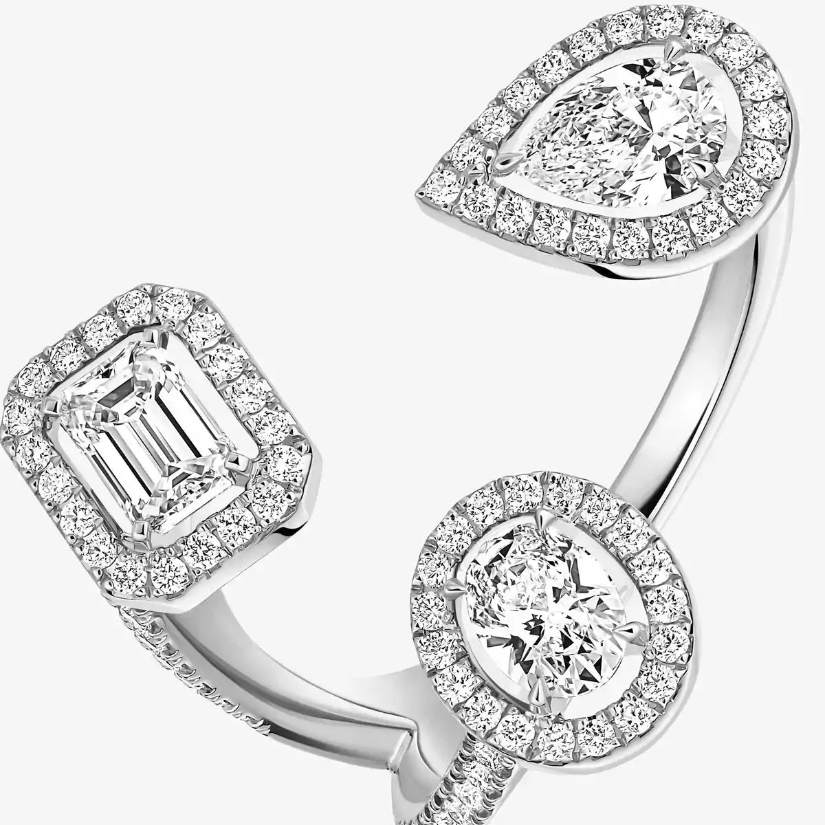 [[Triumph Jewelry] Diamond Ring 0,25ct My Twin Trilogy