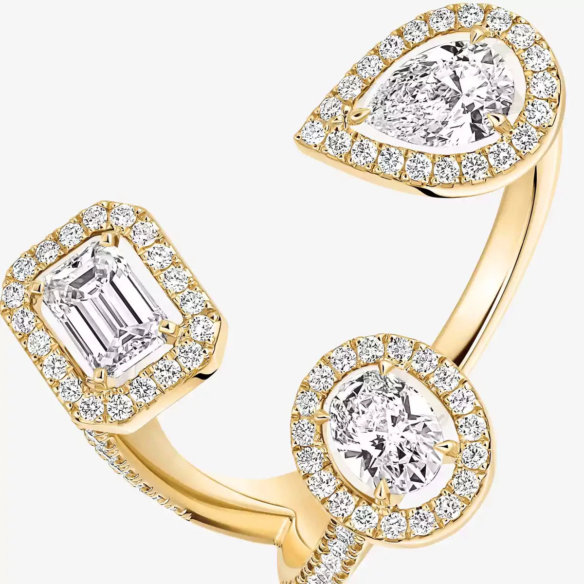 [[Triumph Jewelry] Diamond Ring 0,25ct My Twin Trilogy