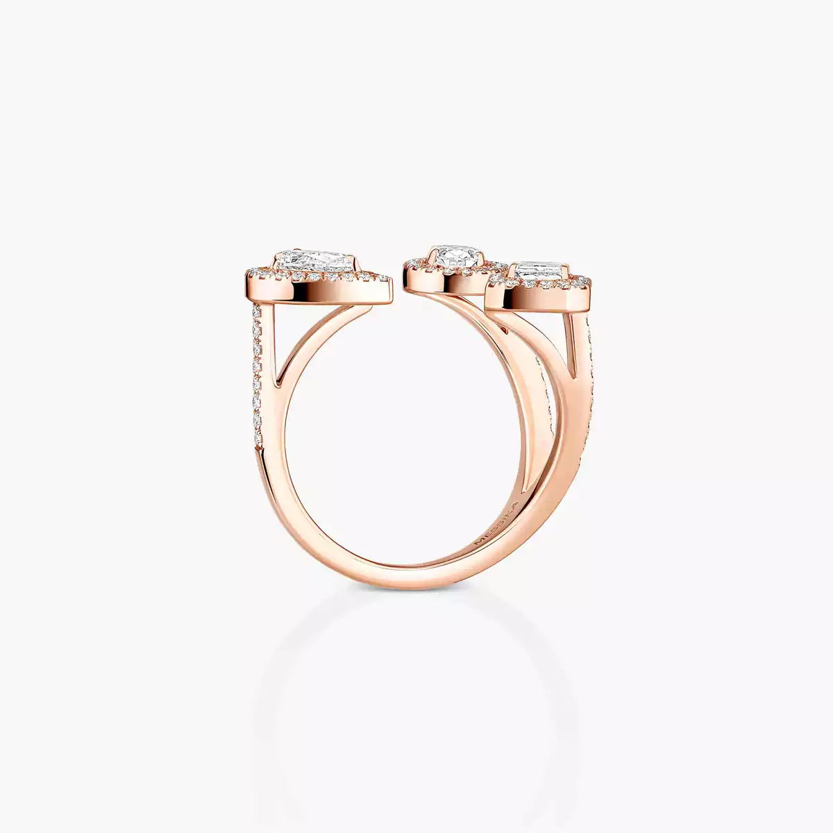 [[Triumph Jewelry] Diamond Ring 0,25ct My Twin Trilogy