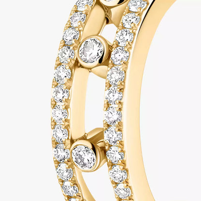 [Triumph Jewelry]Diamond Pave_ Hoop Earrings Move