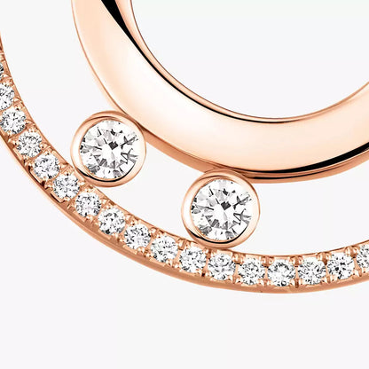 [Triumph Jewelry]Move Romane Small Diamond Hoop Earrings
