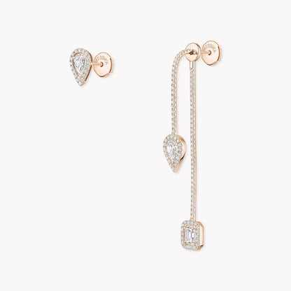 [Triumph Jewelry]Diamond Drop Earrings My Twin