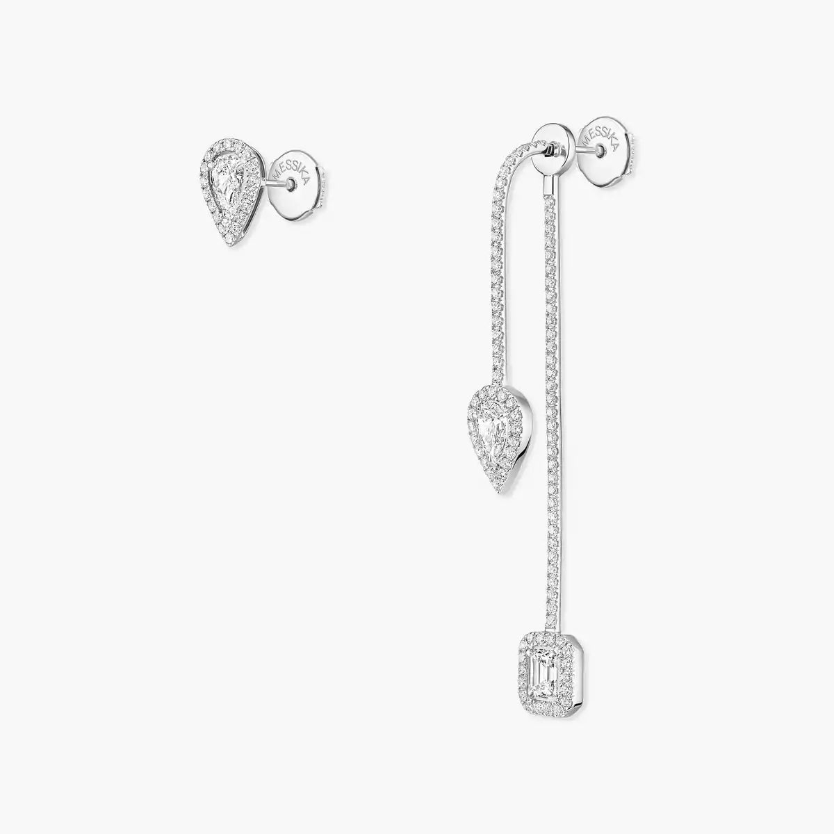 [Triumph Jewelry]Diamond Drop Earrings My Twin