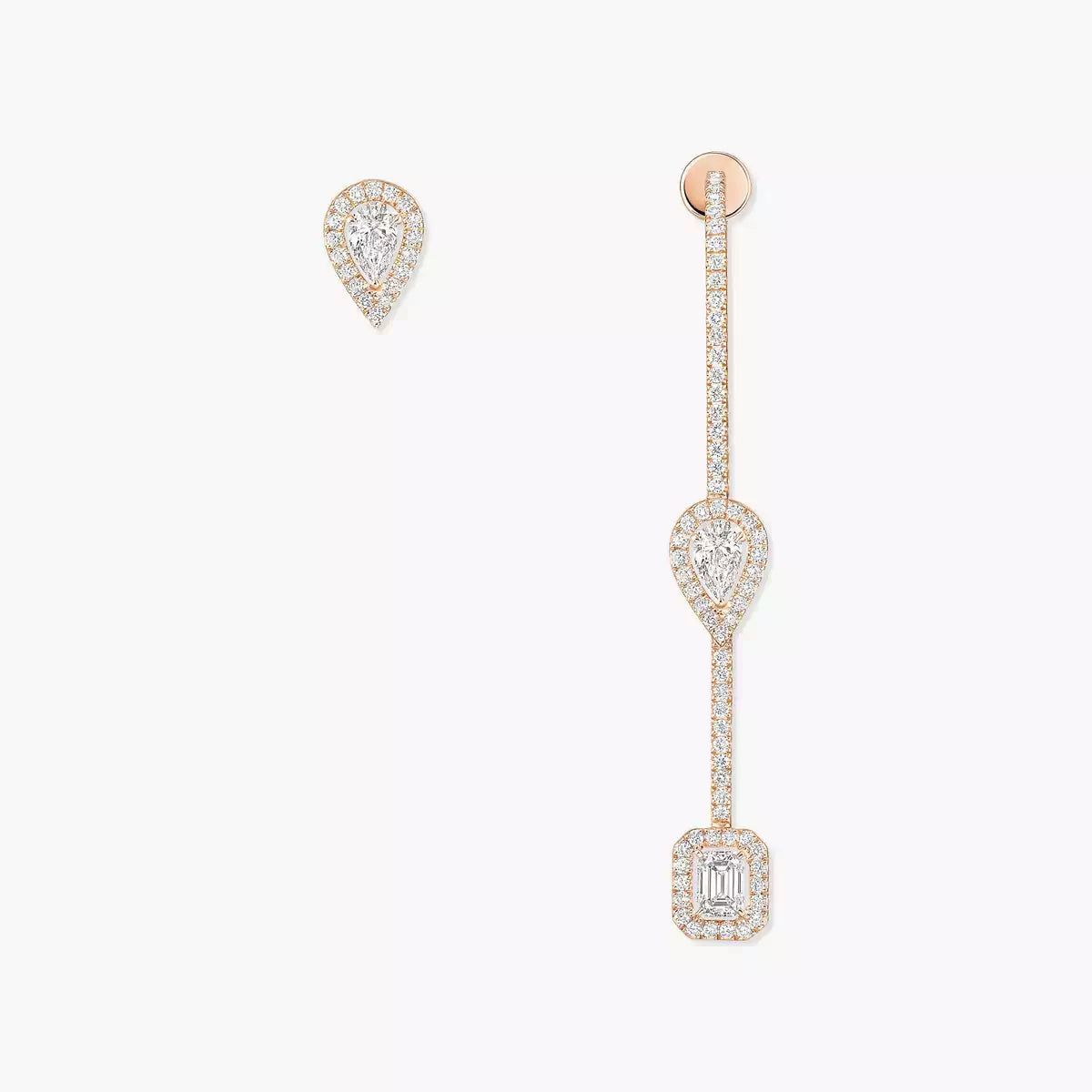[Triumph Jewelry]Diamond Drop Earrings My Twin