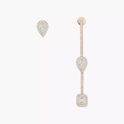 [Triumph Jewelry]Diamond Drop Earrings My Twin