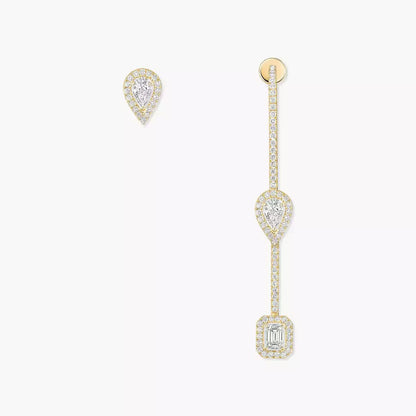 [Triumph Jewelry]Diamond Drop Earrings My Twin