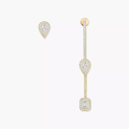 [Triumph Jewelry]Diamond Drop Earrings My Twin