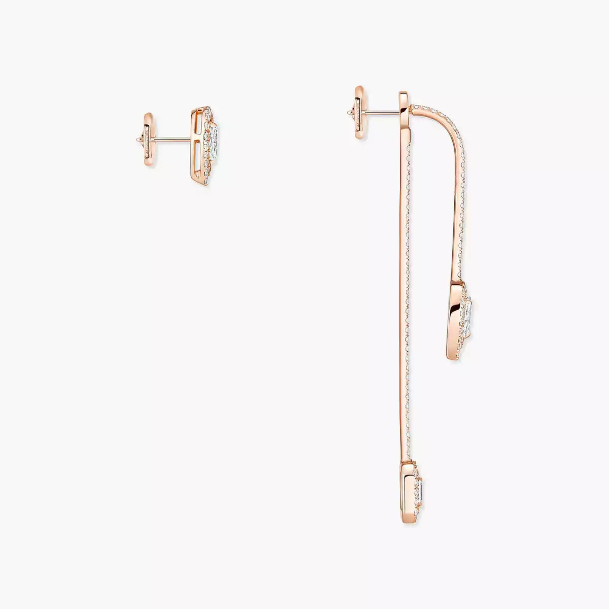 [Triumph Jewelry]Diamond Drop Earrings My Twin
