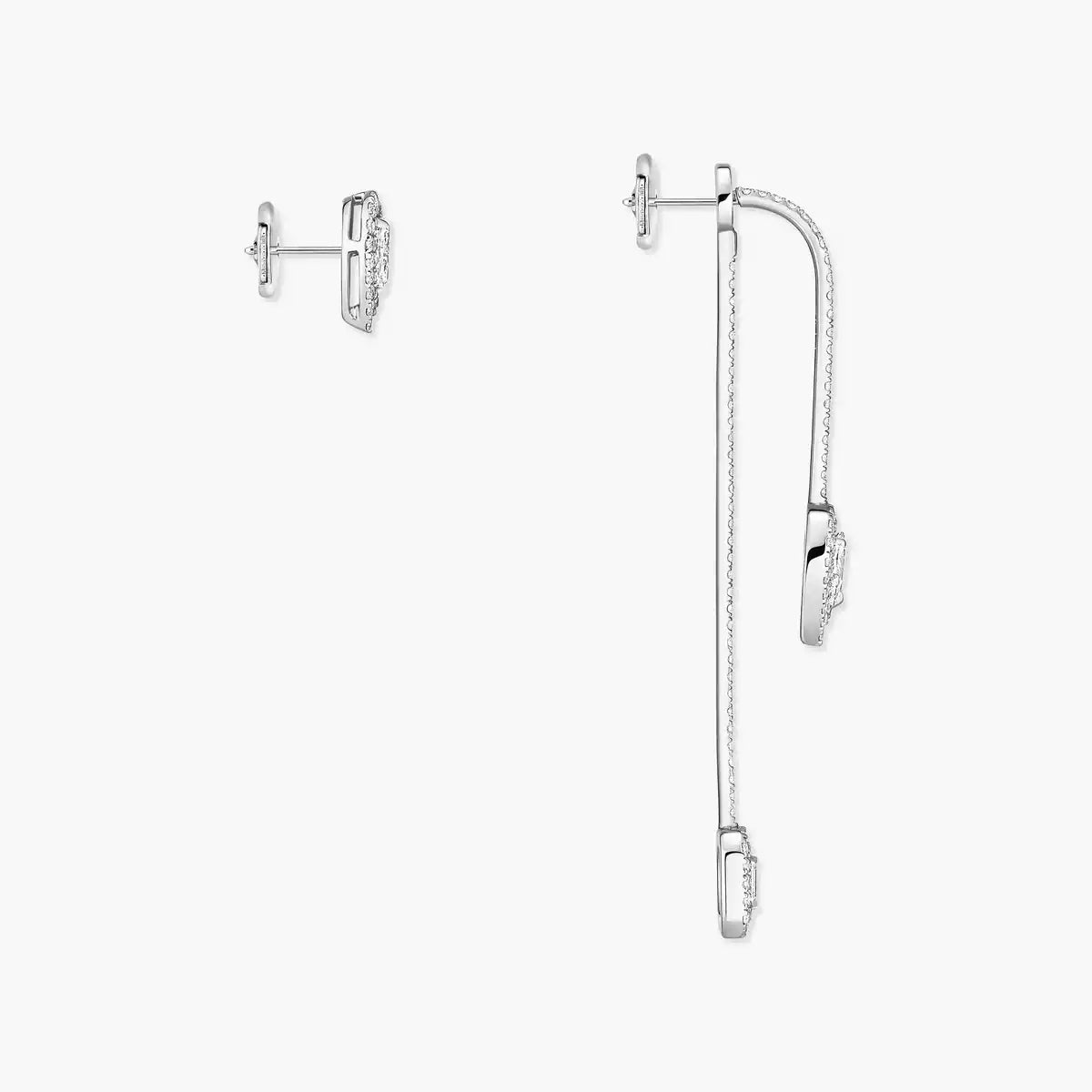 [Triumph Jewelry]Diamond Drop Earrings My Twin