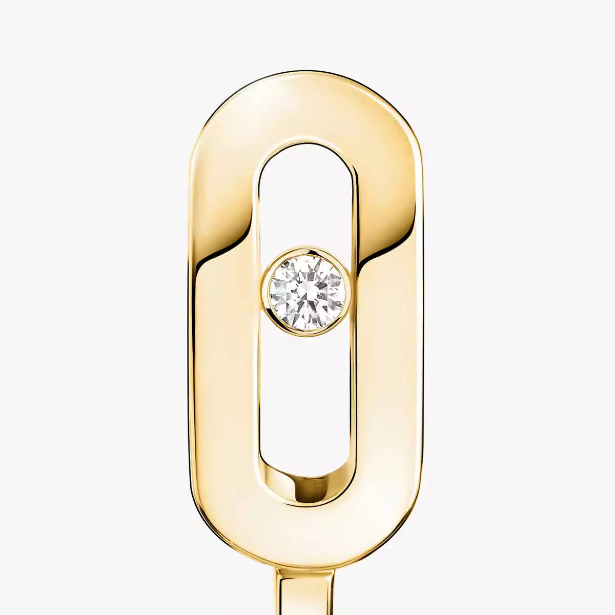 [Triumph Jewelry]Diamond Mini Hoop Earrings Move Classique