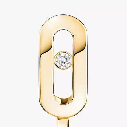 [Triumph Jewelry]Diamond Mini Hoop Earrings Move Classique
