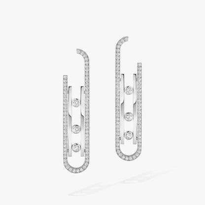 [Triumph Jewelry]Diamond Pendant Earrings Move 10Th