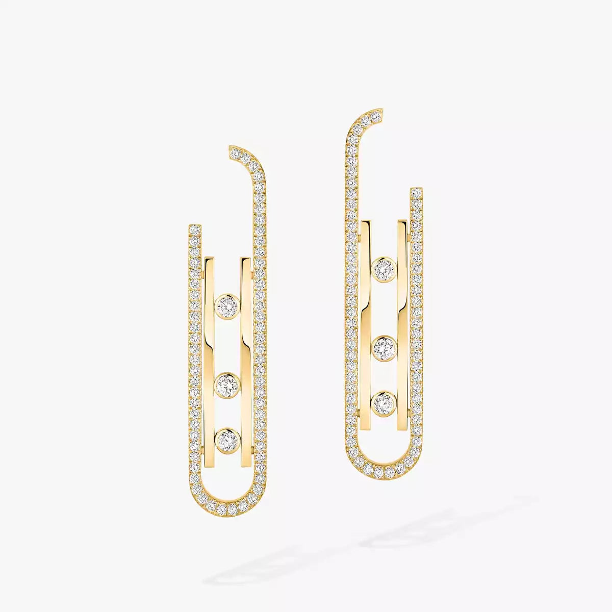 [Triumph Jewelry]Diamond Pendant Earrings Move 10Th