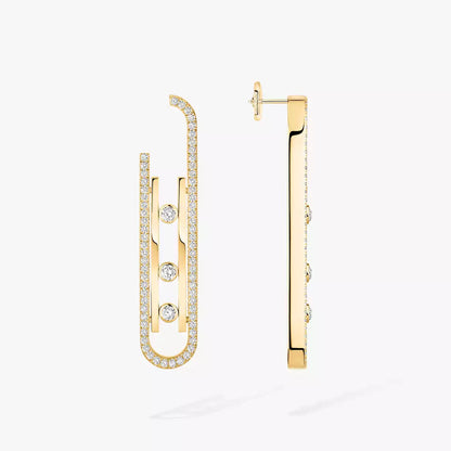 [Triumph Jewelry]Diamond Pendant Earrings Move 10Th