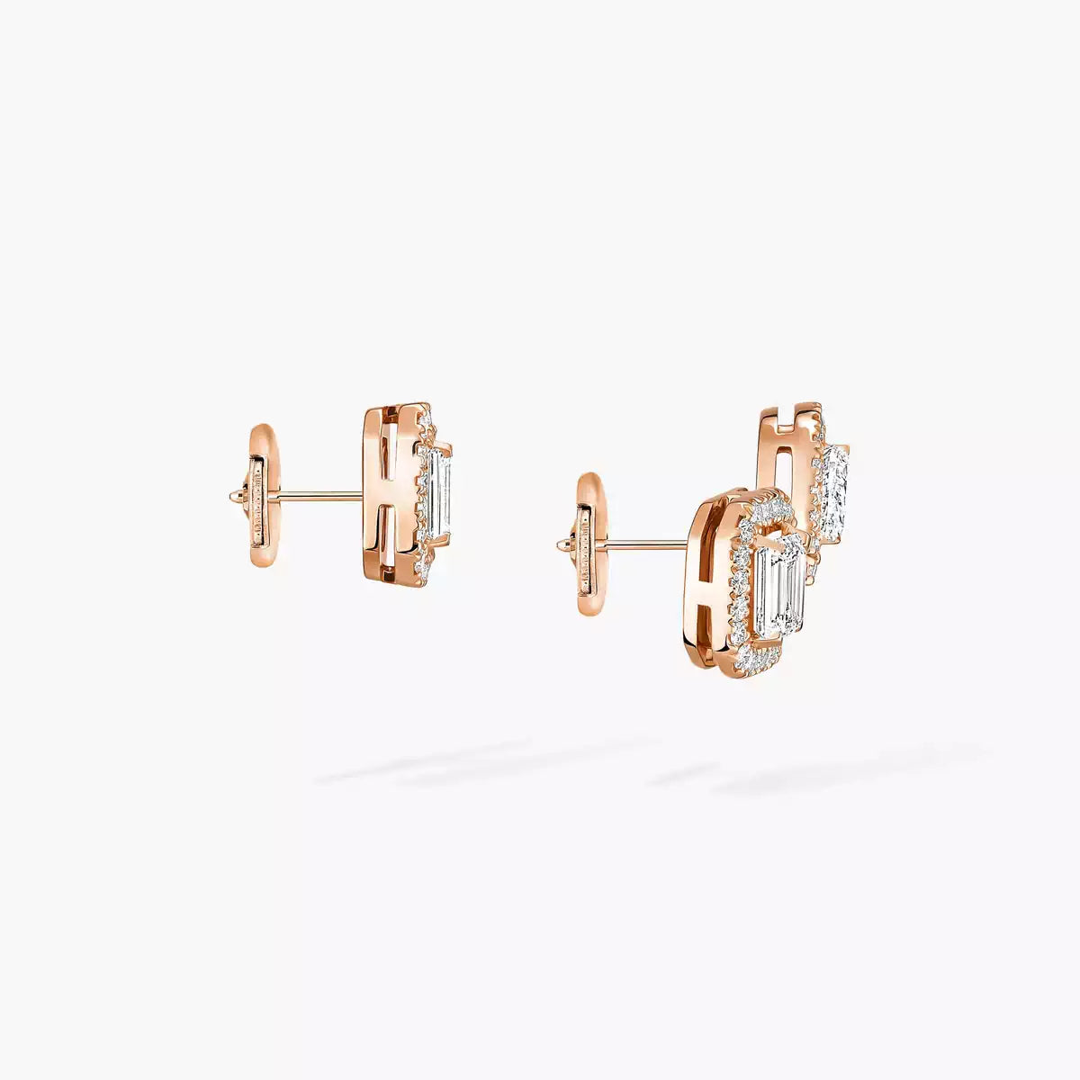 [Triumph Jewelry]Diamond Earrings 0,10ct My Twin 1+2