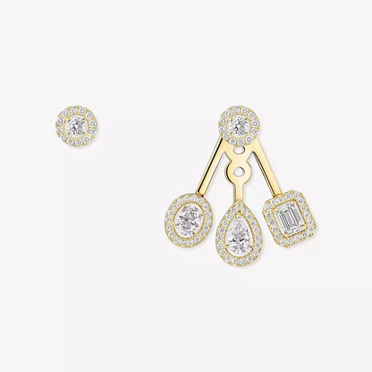 [Triumph Jewelry] My Twin Trio  Diamond Earrings