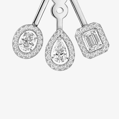 [Triumph Jewelry] My Twin Trio  Diamond Earrings