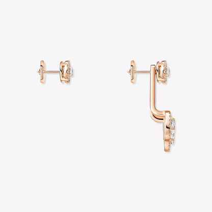 [Triumph Jewelry] My Twin Trio  Diamond Earrings