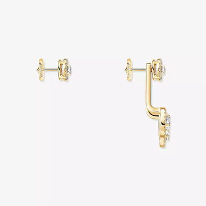 [Triumph Jewelry] My Twin Trio  Diamond Earrings