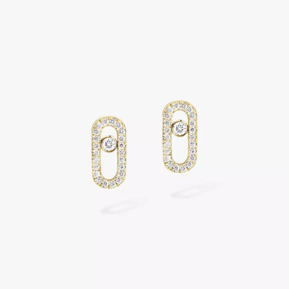 [Triumph Jewelry]Move Uno Diamond Earrings