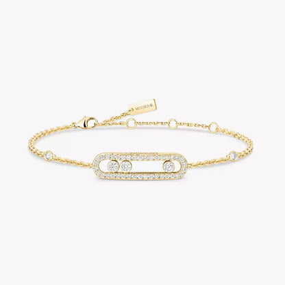 [Triumph Jewelry]Pavé Baby Move Diamond Bracelet