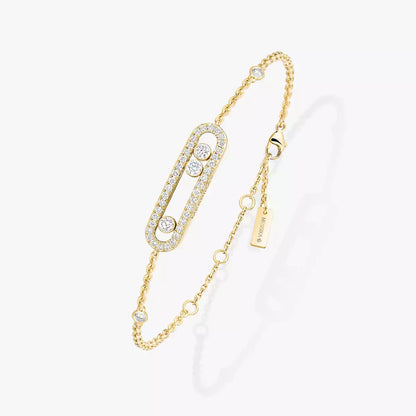 [Triumph Jewelry]Pavé Baby Move Diamond Bracelet