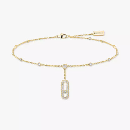 [Triumph Jewelry] Move Uno pavé ankle bracelet