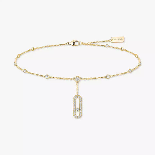 [Triumph Jewelry] Move Uno pavé ankle bracelet