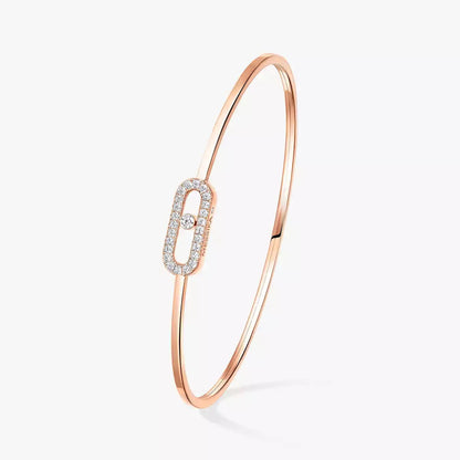 [Triumph Jewelry]Move Uno pavé flex bangle medium