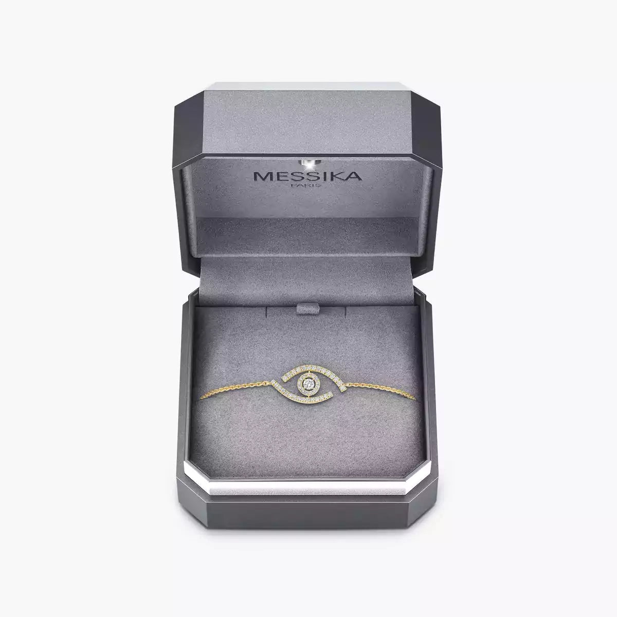 [Triumph Jewelry]Lucky Eye Pave-Set Diamond Bracelet