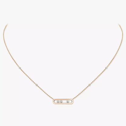 [Triumph Jewelry] Baby Move Gold Diamond Necklace