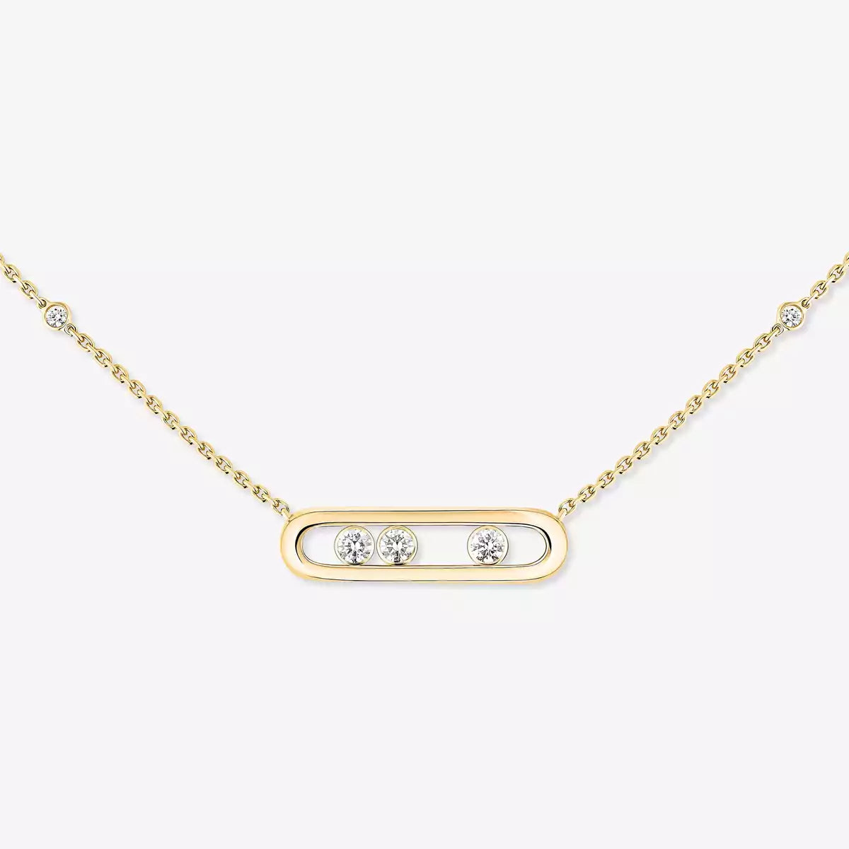 [Triumph Jewelry] Baby Move Gold Diamond Necklace