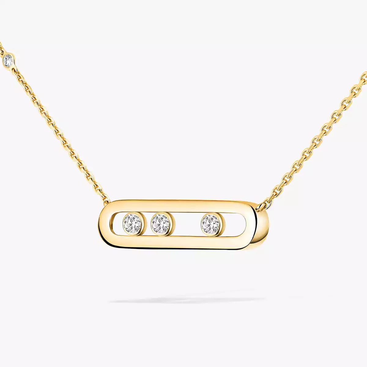 [Triumph Jewelry] Baby Move Gold Diamond Necklace