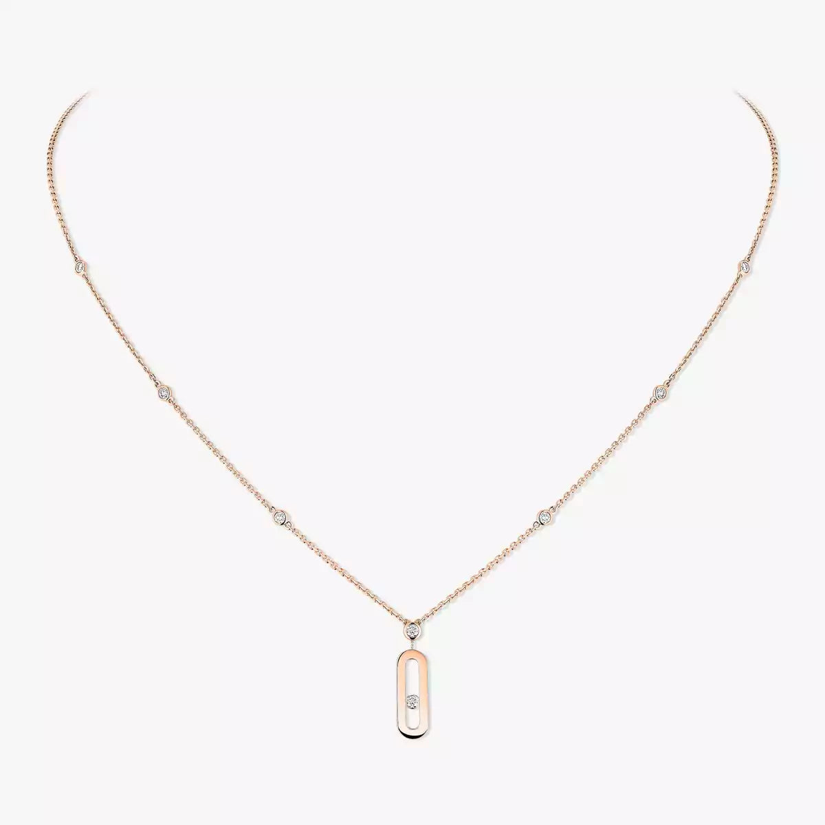 [Triumph Jewelry] Move Uno Gold Diamond Long Necklace