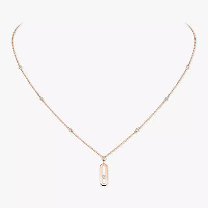 [Triumph Jewelry] Move Uno Gold Diamond Long Necklace