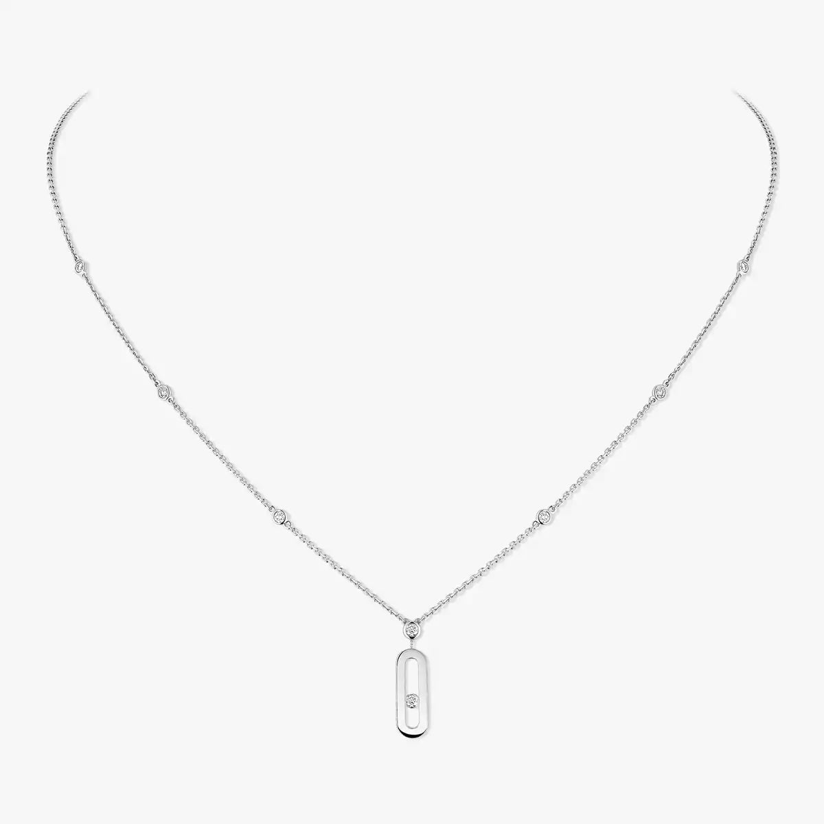 [Triumph Jewelry] Move Uno Gold Diamond Long Necklace