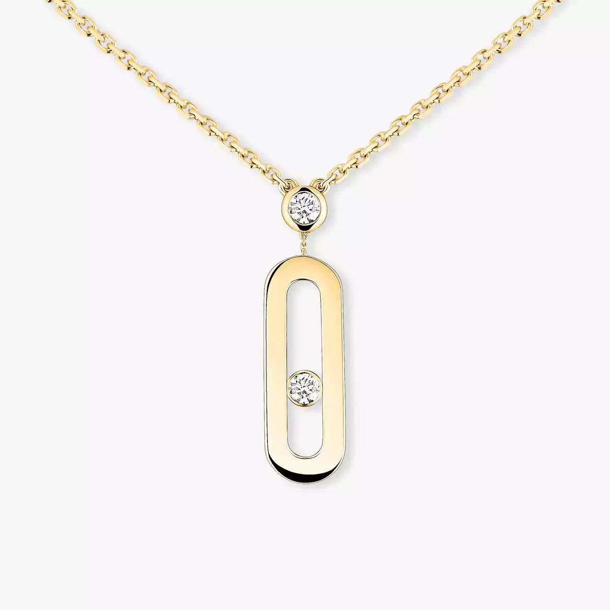 [Triumph Jewelry] Move Uno Gold Diamond Long Necklace