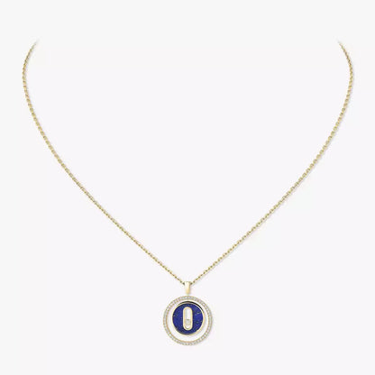 [Triumph Jewelry]Lucky Move Diamond Necklace in Rose Gold and White Mother-of-Pearl