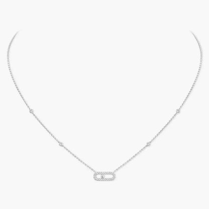 [Triumph Jewelry]Diamond Necklace Move Uno