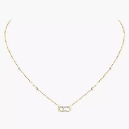 [Triumph Jewelry]Diamond Necklace Move Uno
