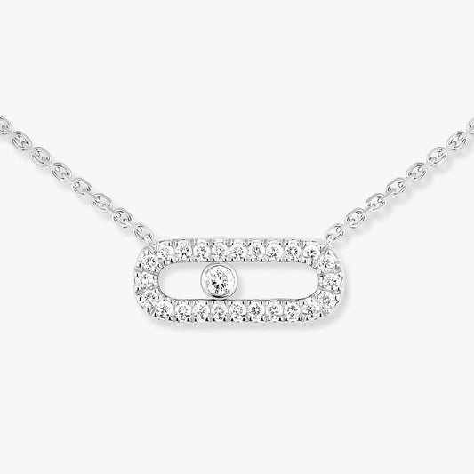 [Triumph Jewelry]Diamond Necklace Move Uno