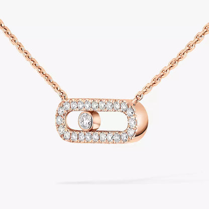 [Triumph Jewelry]Diamond Necklace Move Uno