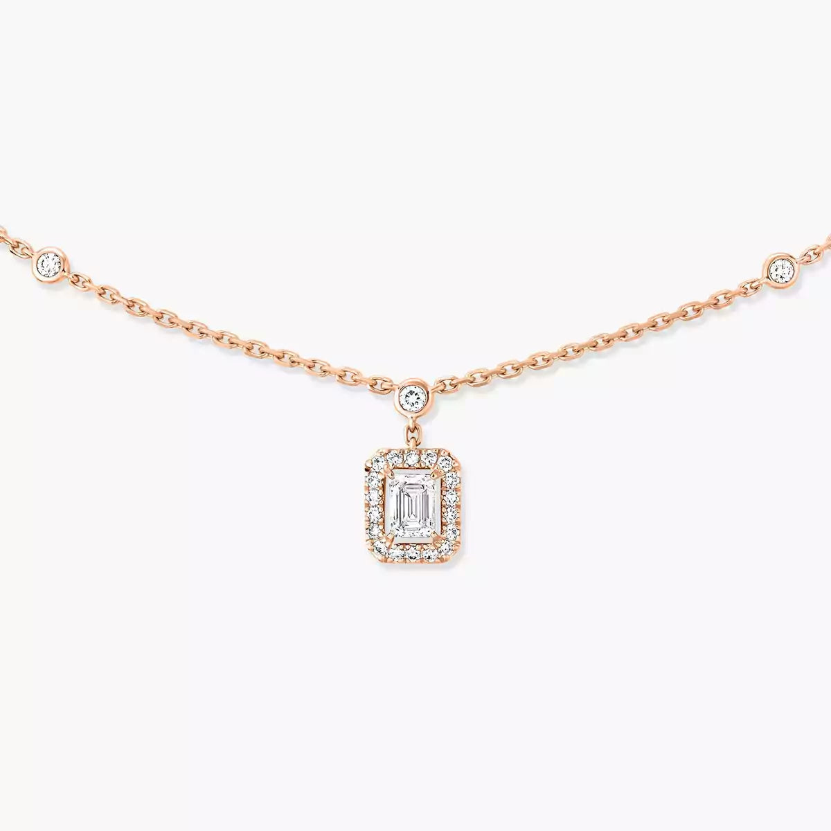 [Triumph Jewelry]My Twin Diamond Necklace in Silver