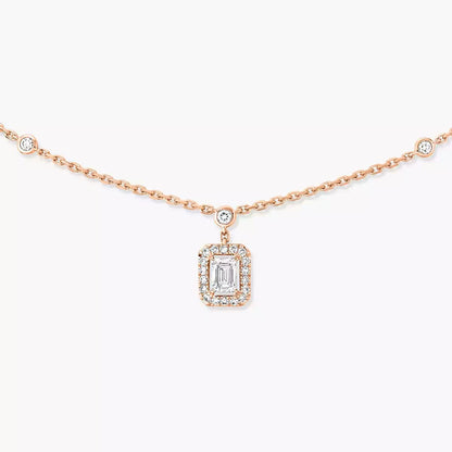 [Triumph Jewelry]My Twin Diamond Necklace in Silver