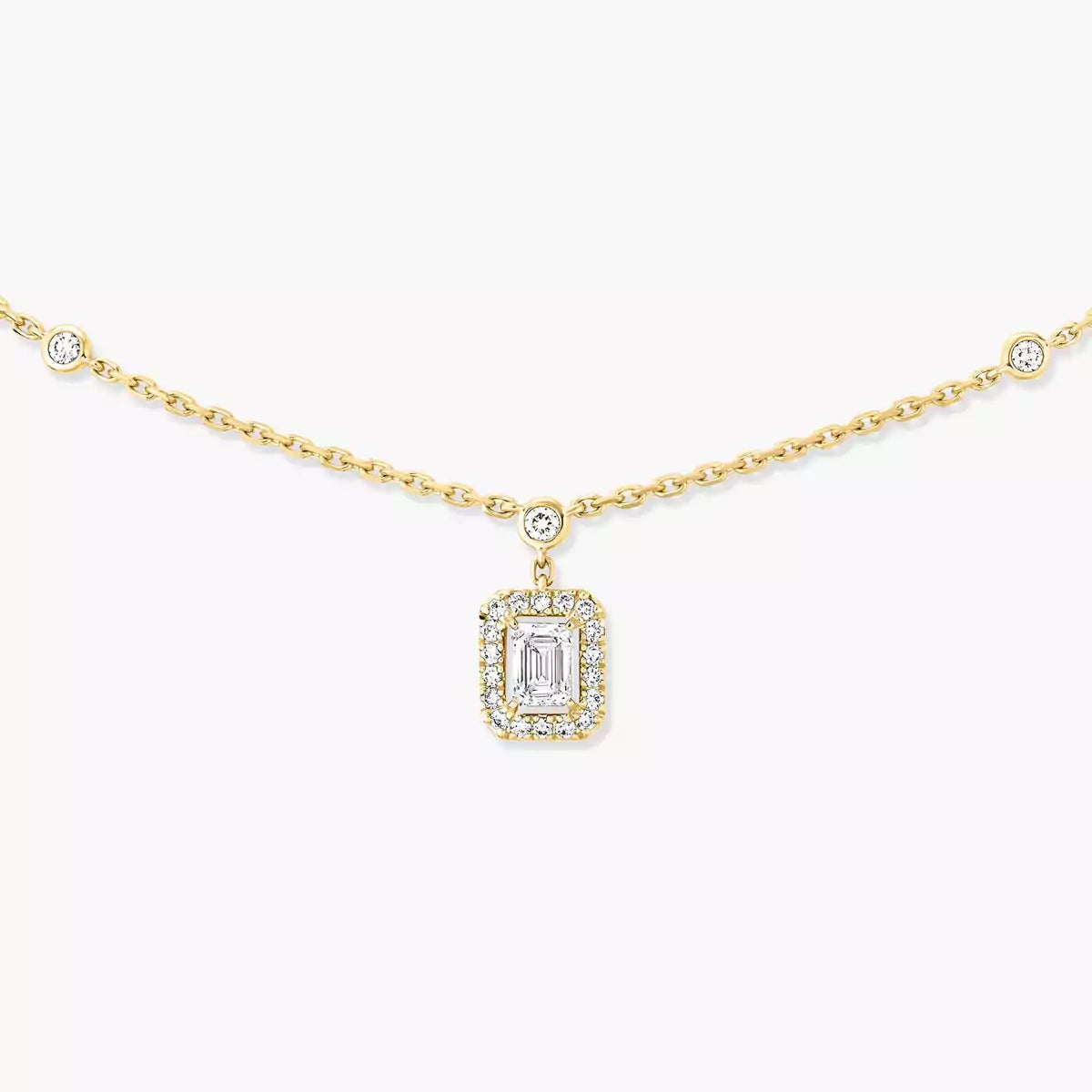 [Triumph Jewelry]My Twin Diamond Necklace in Silver