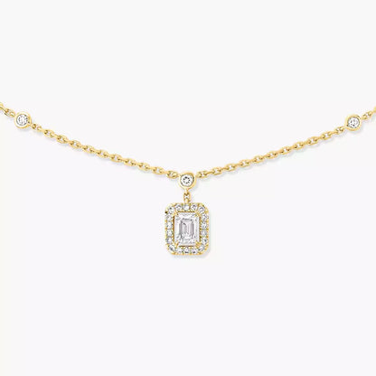[Triumph Jewelry]My Twin Diamond Necklace in Silver