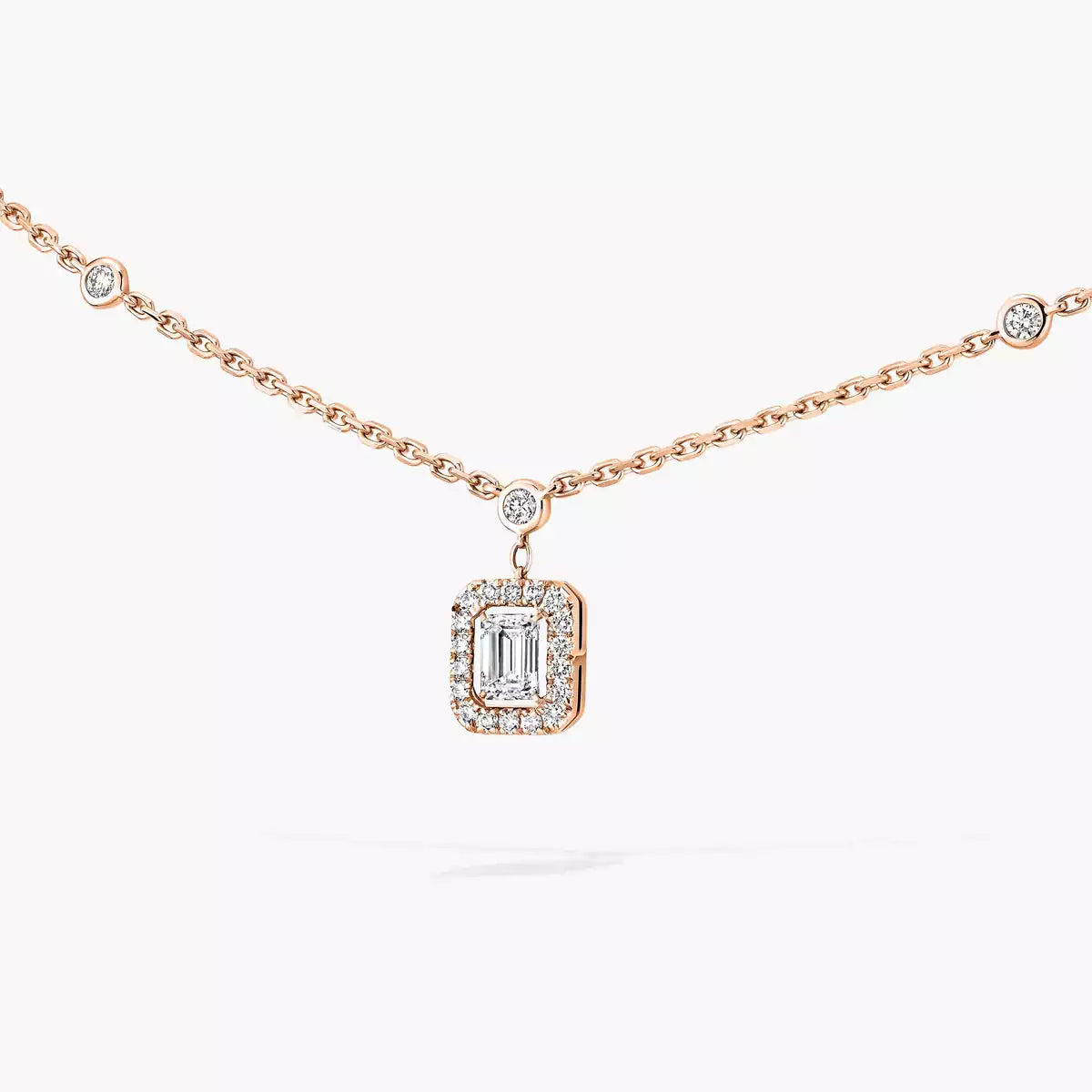 [Triumph Jewelry]My Twin Diamond Necklace in Silver