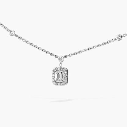 [Triumph Jewelry]My Twin Diamond Necklace in Silver